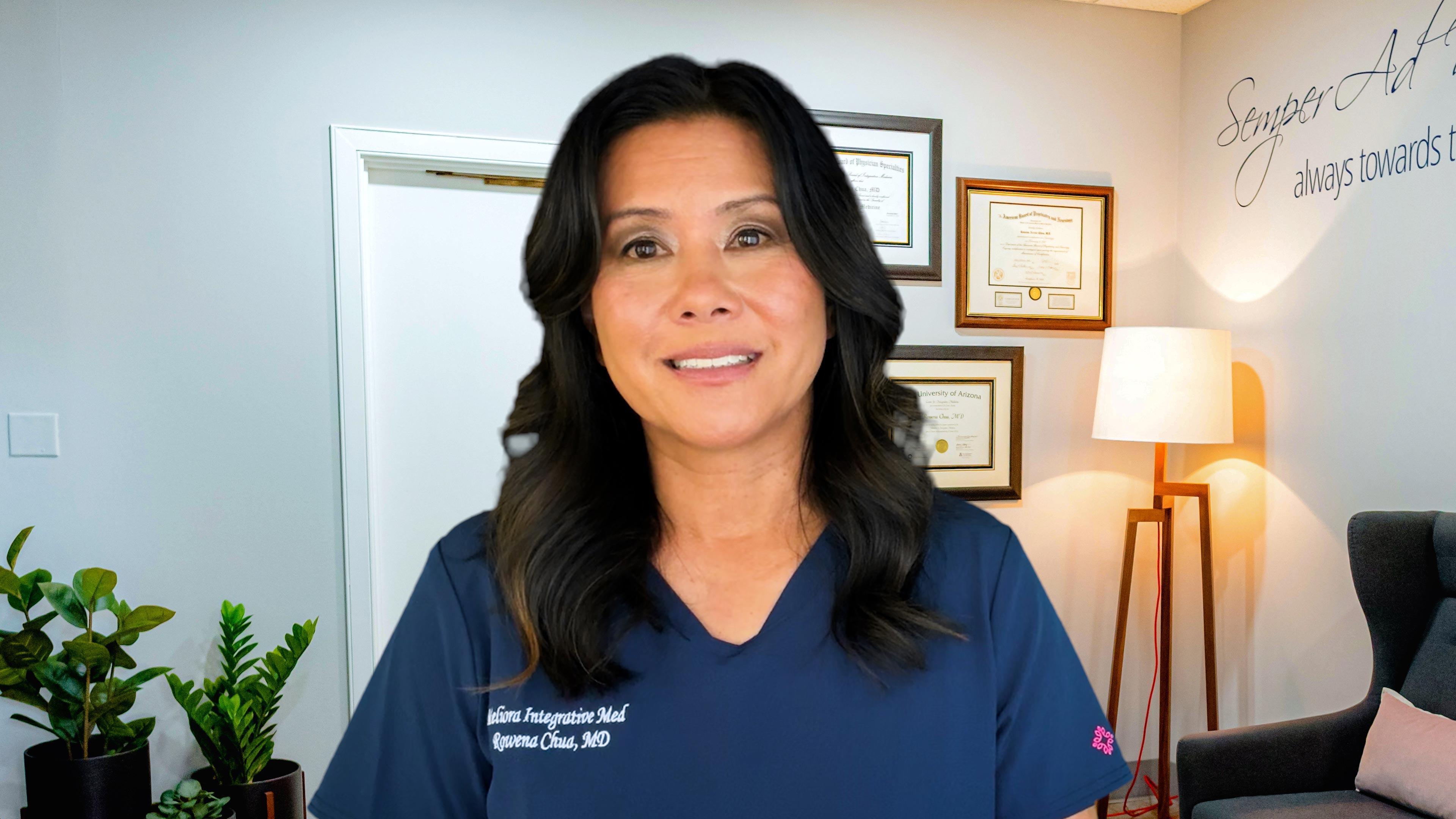 Dr. Rowena Chua, MD, in the Meliora office