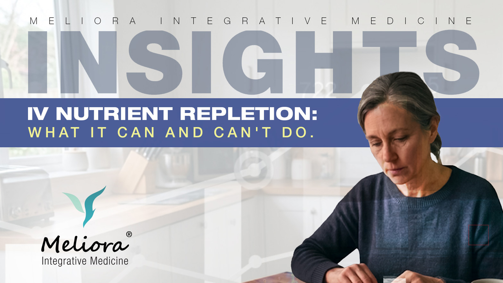 Illustrative: the useful question is not which infusion, but what is actually causing the fatigue — and whether anyone has looked properly.